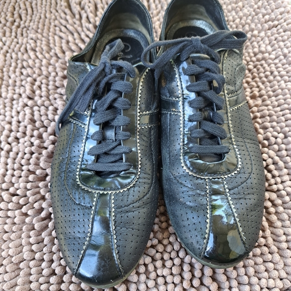 Cole Haan Nike  air  Leather  black Women Sneakers size 8.5  B - Picture 1 of 8